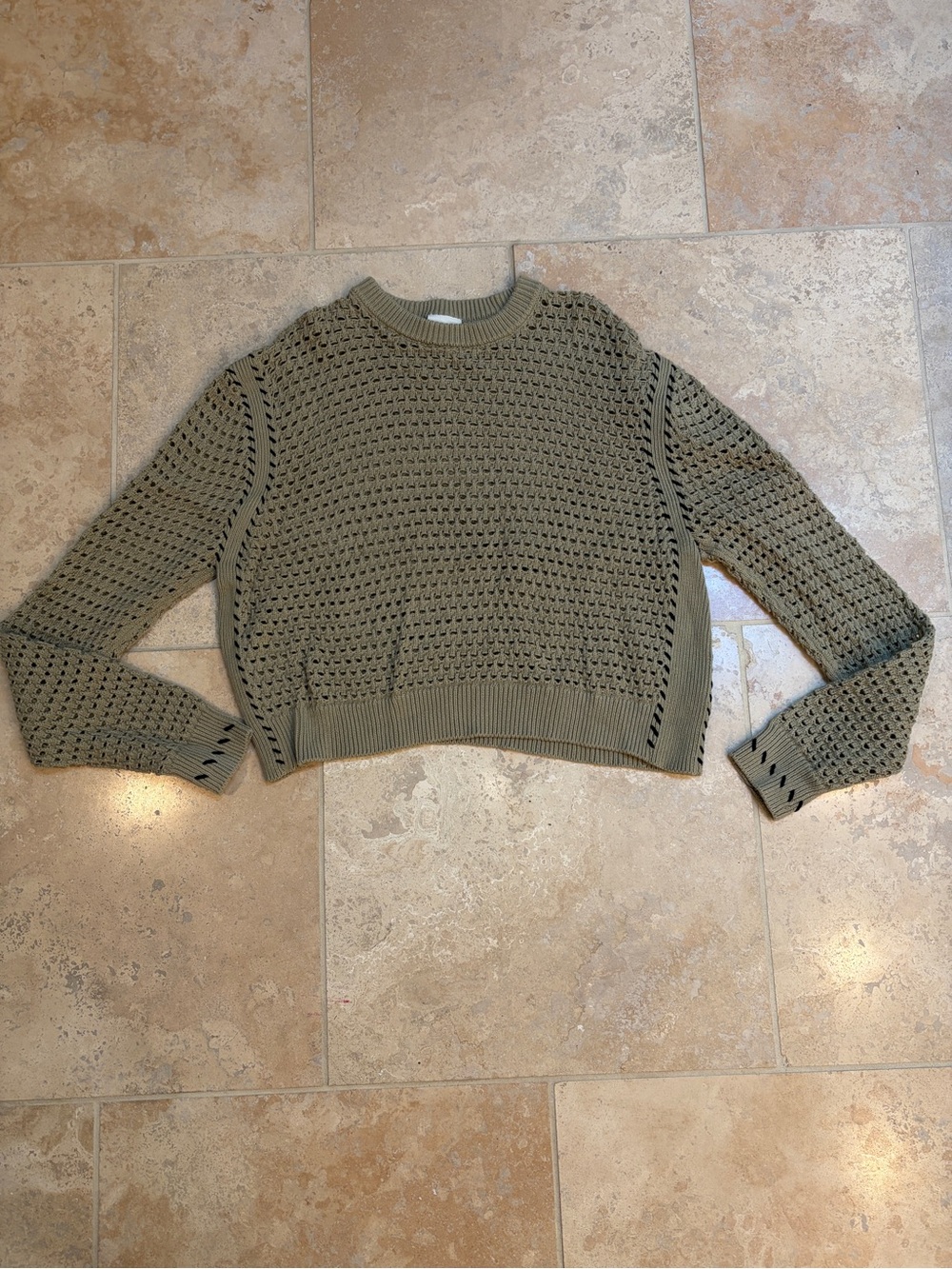 Varley army green Crewneck Sweater for Women